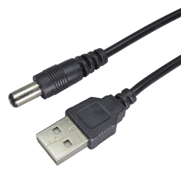 USB To DC 5.5*2.1mm Connector 1m 20AWG For DC5V Addressable LED Strips USB To DC 5.5*2.1mm Connector 1m 20AWG For DC5V Addressable LED Strips
